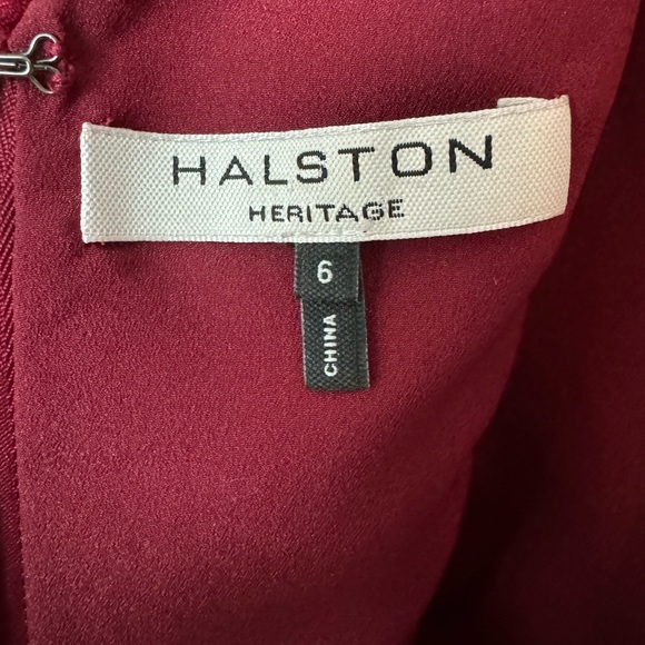 Halston Heritage Flowy Crepe Gown - Picture 4 of 11